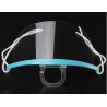 Transparent mouth mask - anti-fog / anti-saliva - plastic mouth shield - lip readingMouth masks