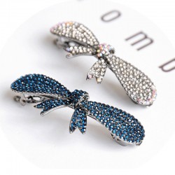 Elegant crystal bowknot - hair clip - hairpinHair clips