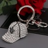 Crystal baseball hat - keychainKeyrings