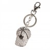 Crystal baseball hat - keychainKeyrings