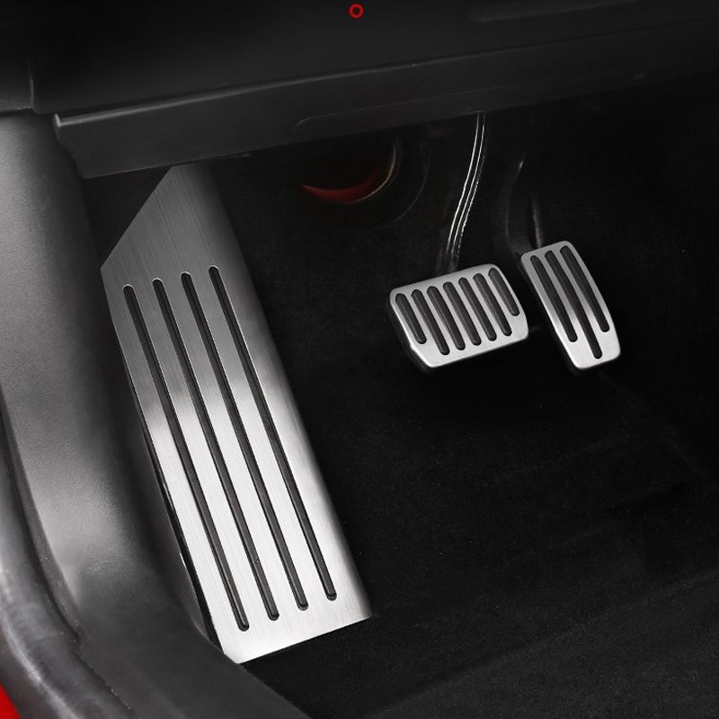 Aluminum alloy foot pedal set for Tesla Model 3Pedals Aluminum alloy foot pedal set for Tesla Model 3Pedals