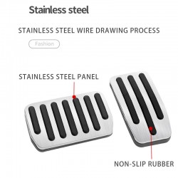 Aluminum alloy foot pedal set for Tesla Model 3Pedals