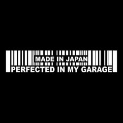 15.2 * 3cm - Made In Japan Perfected In My Garage - car stickerStickers