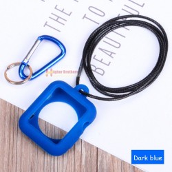 Apple Watch 1/2/3/4 / 38mm / 44mm series - silicone frame case cover with necklaceAccessories