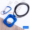 Apple Watch 1/2/3/4 / 38mm / 44mm series - silicone frame case cover with necklaceAccessories