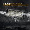 12V / 24V - 72W / 144W - LED light-bar - spotlight for trucks / off-road boats / cars / tractors 4x4 SUV ATVLED light bar