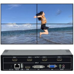 TV Wall Controller For HDMI - DVI - VGA - USBSatellite Receiver