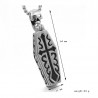 Vintage coffin with skeleton - stainless steel necklaceNecklaces
