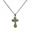 Color changing thermo cross - stainless steel necklaceNecklaces