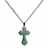 Color changing thermo cross - stainless steel necklaceNecklaces