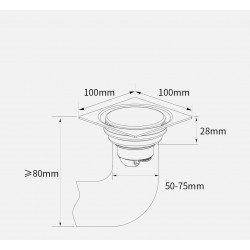 Modern floor drain - insect proof - anti-blocking - stainless steel filterDrains