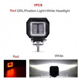 20W - 12V - 6000K - DRL - LED light bar with HELO - reflector - for motorcycle - SUV - truck - ATV - tractorLED light bar