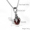 Dragon's paw with crystal - vintage stainless steel necklaceNecklaces