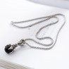 Dragon's paw with crystal - vintage stainless steel necklaceNecklaces