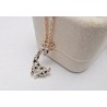 Stainless steel necklace with crystal giraffeNecklaces