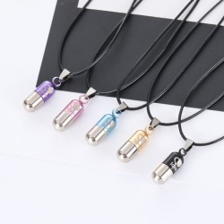 LOVE - capsule shape pendant - necklaceNecklaces