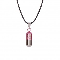 LOVE - capsule shape pendant - necklaceNecklaces