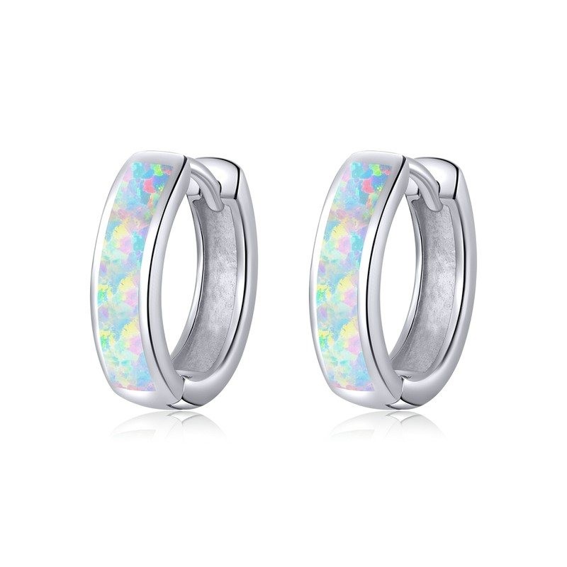 925 sterling silver earrings with opalEarrings