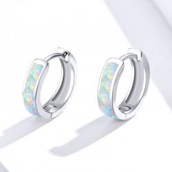 925 sterling silver earrings with opalEarrings