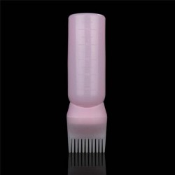 Empty bottle with brush for hair dye - container 120mlHair dye