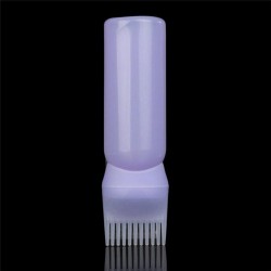Empty bottle with brush for hair dye - container 120mlHair dye