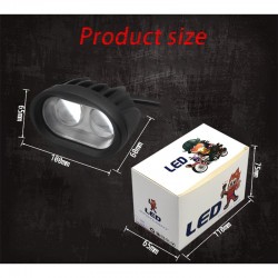 20W 6D 12V 6000K - work light for motorcycle - off-road trucks - ATV - SUV - retro LED bar - lampLights & lighting