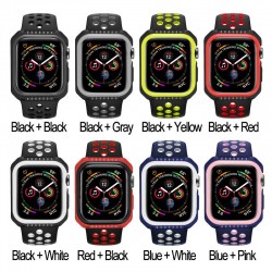 Serie 1 / 2 / 3 / 4 / 5 - 38mm / 40mm / 42mm / 44mm - Apple Watch - silicone cover - full protective caseAccessories