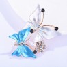 Crystal butterfly - luxury broochBrooches