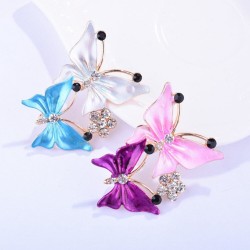 Crystal butterfly - luxury broochBrooches