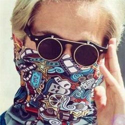 retro round steam punk flip up sunglasses - vintage classic double flip sun glassesSunglasses