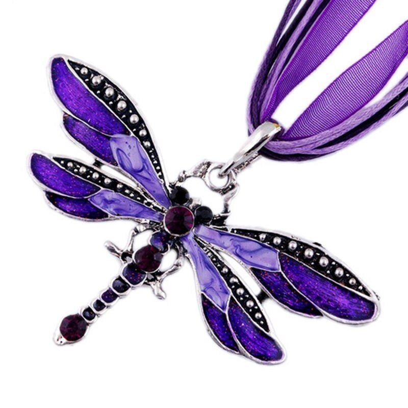 Bohemian Dragonfly NecklaceNecklaces