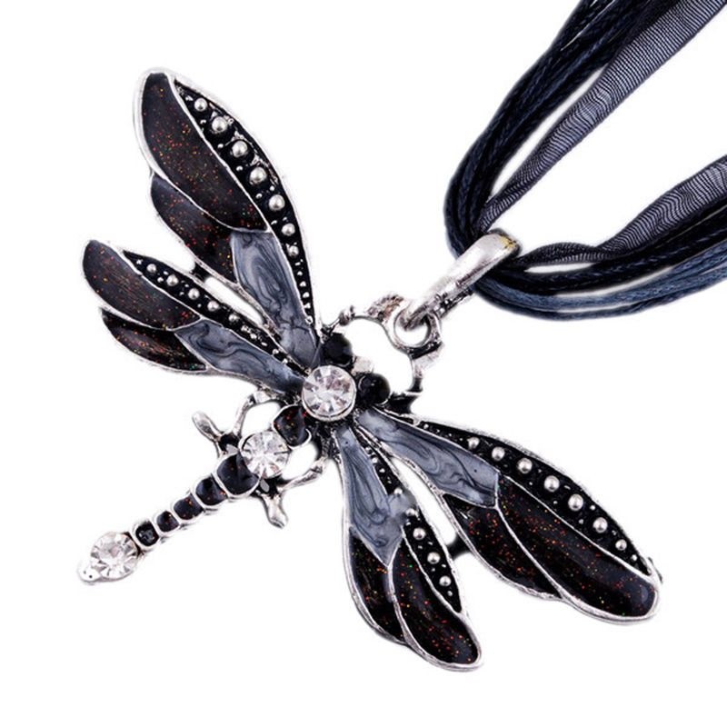 Bohemian Dragonfly NecklaceNecklaces