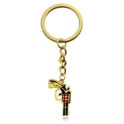 Gold Gun KeychainKeyrings
