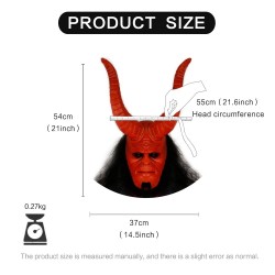 Hellboy latex maskMasks