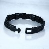 Braided leather bracelet - stainless steel charms - custom made namesBracelets