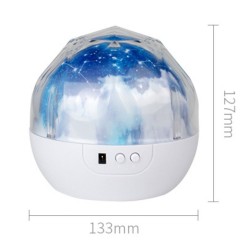 Romantic starry sky projector - LED night light - Universe - Constellation - Earth - Moon - rotatableLights & lighting