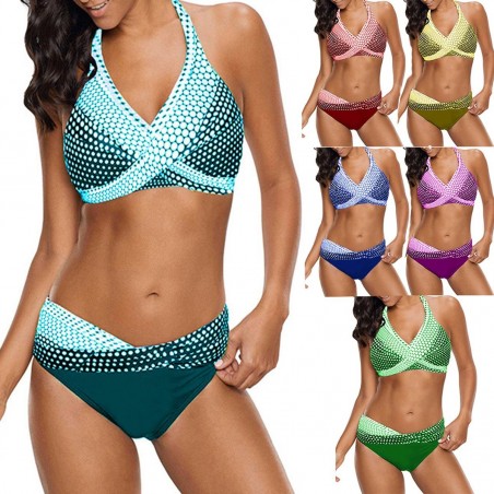 Polka dots swimsuit - bikini setBeachwear