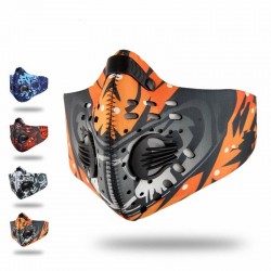 PM2.5 activated carbon filter mouth mask - double air valve - anti dust & pollutionMouth masks
