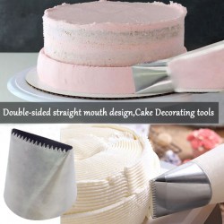 Extra large stainless steel icing nozzle - cream cake decoratingBakeware