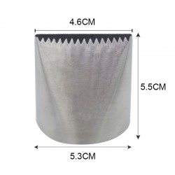 Extra large stainless steel icing nozzle - cream cake decoratingBakeware