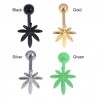 Tongue Piercing - Weed DesignPiercings