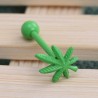 Tongue Piercing - Weed DesignPiercings