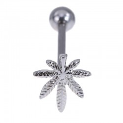 Tongue Piercing - Weed DesignPiercings