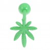 Tongue Piercing - Weed DesignPiercings