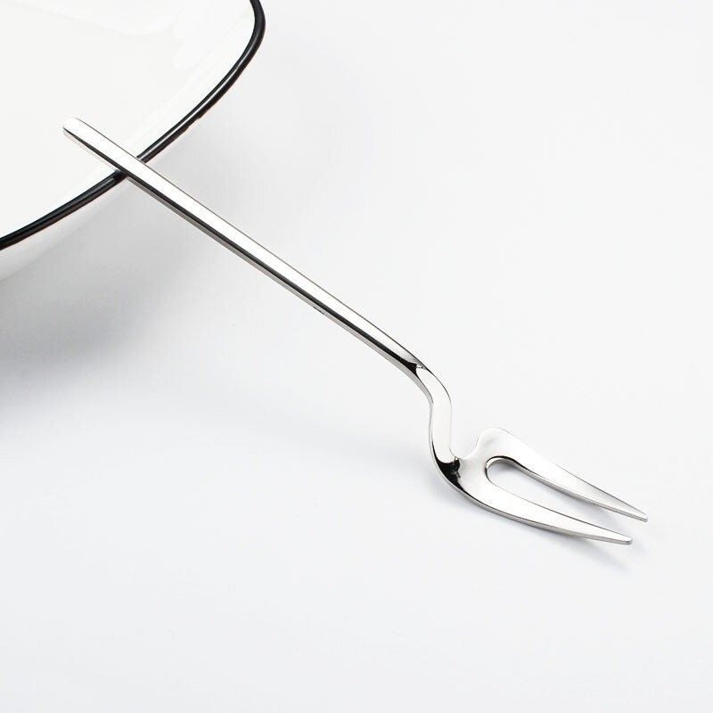 Hangable fruit & desserts fork - 304 stainless steelCutlery