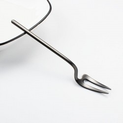 Hangable fruit & desserts fork - 304 stainless steelCutlery