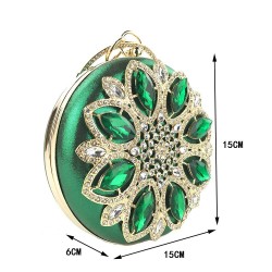 Luxury diamond - small purse - crystal flowerBags