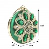 Luxury diamond - small purse - crystal flowerBags