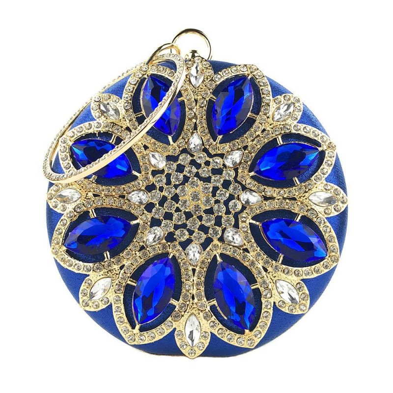 Luxury diamond - small purse - crystal flowerBags