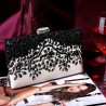 Crystal rhinestone purse - rectangle - black - ladiesBags